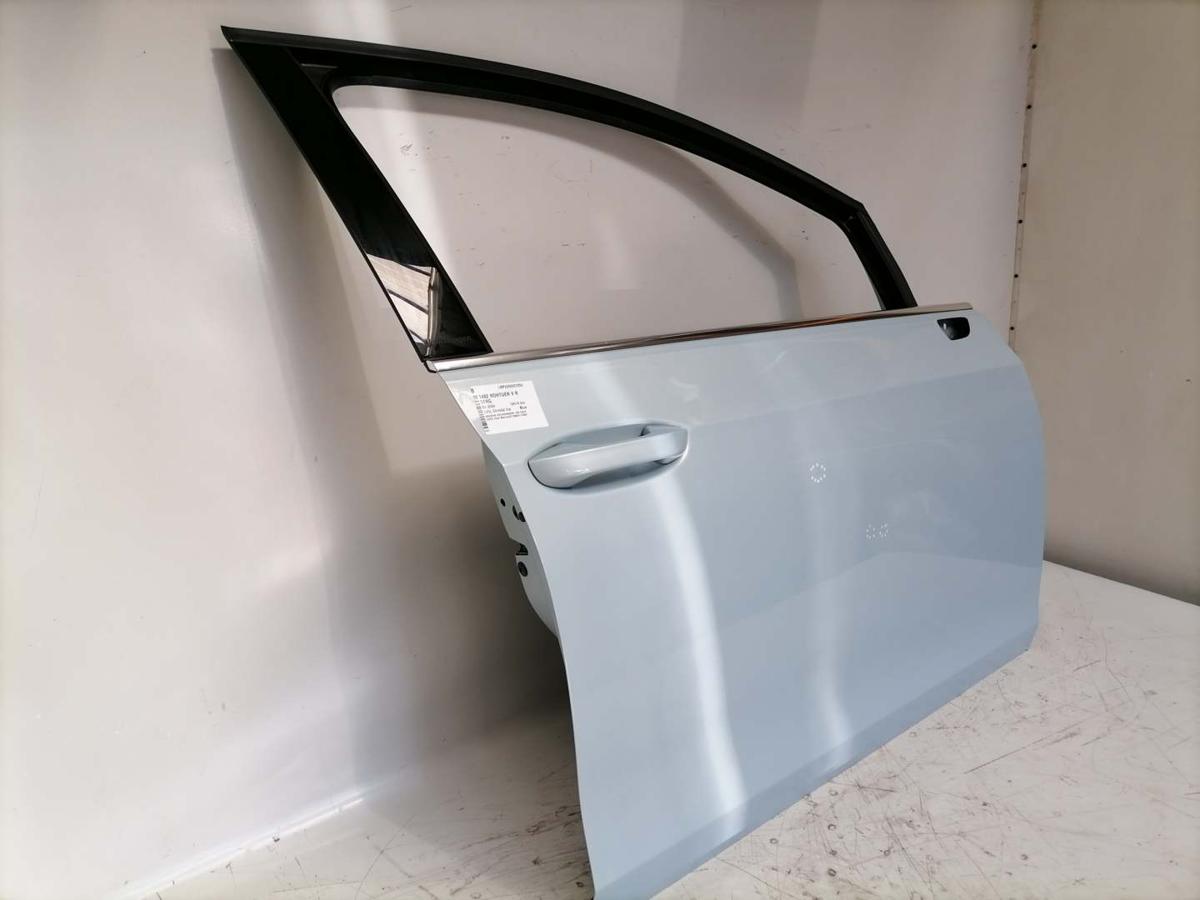 VW Golf 8 original Tür vorn rechts LV5L Christal Ice Blue 5-Türer Rohbau Bj.2024